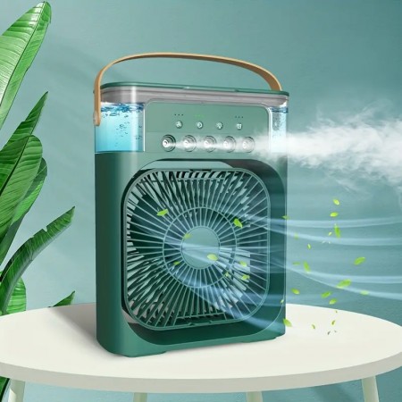 Portable Air Cooling Fan পোর্টেবল এয়ার কুলিং ফ্যান – যে কোনো জায়গায় তাপমুক্ত ঠাণ্ডা অনুভূতি!